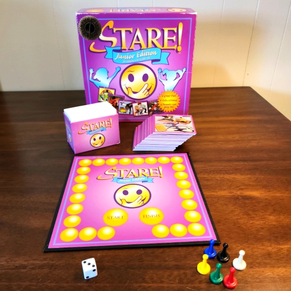 Stare Junior Kids Board Game Includes 160 Fun Image Cards 2nd Edition